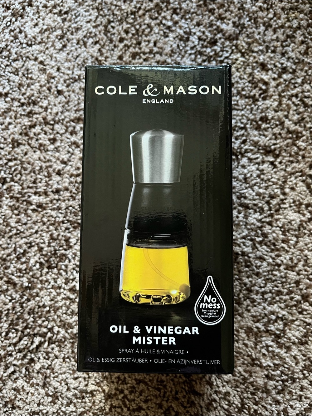 Cole & Mason Oil & Vinegar Mister in Yellow
